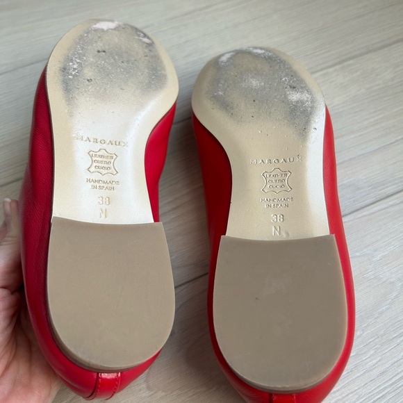 Margaux The Demi red ballet flats - Picture 9 of 10